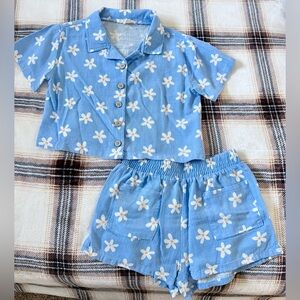 Jessica Simpson Blue Floral Set